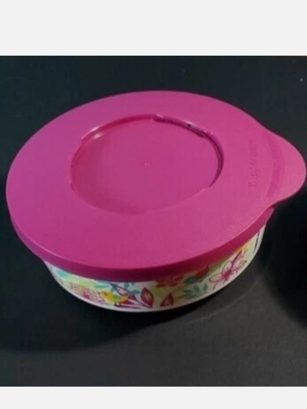 Tupperware Moving Art Petite Violets Theme Illumina Stack Store Click 14oz. Bowl